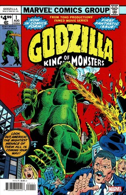 Godzilla #1B VF/NM; Marvel | Facsimile Edition - we combine shipping-image