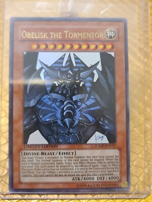 Yu-gi-oh! TCG Obelisk the Tormentor JUMP-EN037 LIMITED EDITION Shonen Jump Mag.-image