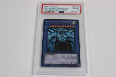 2015 YU-GI-OH! YUGI'S LEG. DECK: PROMO ENG02 OBELISK THE TORMENTOR PSA 8-image