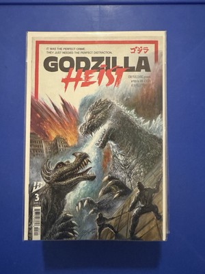 GODZILLA HEIST #3 1ST PRINT 1ST APPEARANCE MAIN Cover A IDW Comic 2025 NM+-image