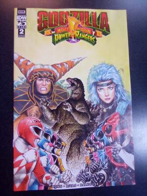 Godzilla vs. The Mighty Morphin Power Rangers II #2 1:10 Variant Comic Book-image