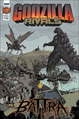 Godzilla Rivals Vs. Battra #1A VF/NM; IDW | we combine shipping-image