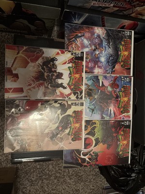 Godzilla vs. Mighty Morphin Power Rangers II #1-5 NM complete series A Covers-image