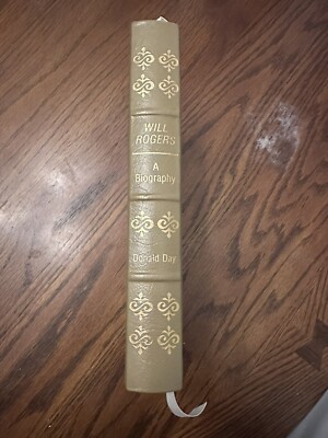 Will Rogers A Biography Donald Day 1962 Book Genuine Leather-image