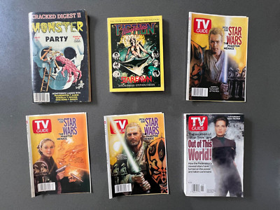 Cracked Monster Party Digest #2 1987 Clowes Godzilla + Star Wars, Star Trek Lot!-image