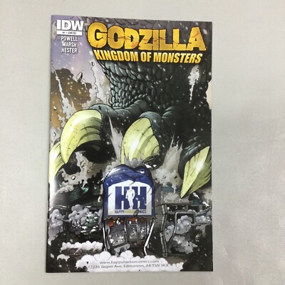 Godzilla Kingdom Of Monster #1 Happy Harbor Comics Exclusive IDW (GZ106)-image