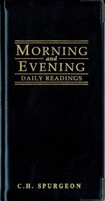 Morning And Evening - Gloss Black (Daily Readings S) - Leather Bound - GOOD-image