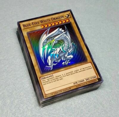 Yugioh Seto Kaiba Deck Blue-Eyes White Dragon Obelisk the Torment *Hot* + Bonus!-image