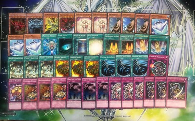 EGYPTIAN GOD SLIFER OBELISK WINGED DRAGON RA MARIK RARE HUNTER YUGIOH DECK-image