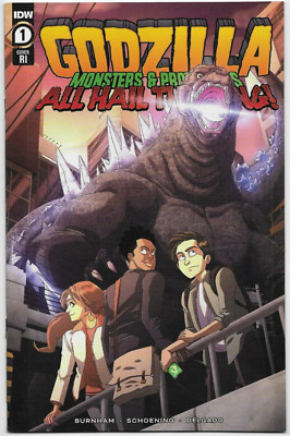 Godzilla Monsters & Protectors All Hail King #1 1:10 Idw 2022 Incentive Variant-image