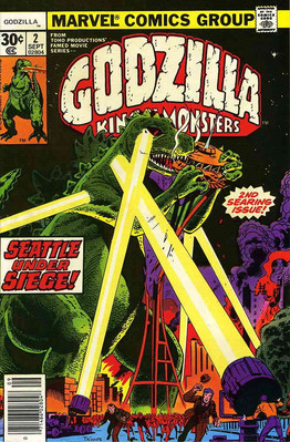 Godzilla #2 FN; Marvel | Doug Moench Herb Trimpe - we combine shipping-image