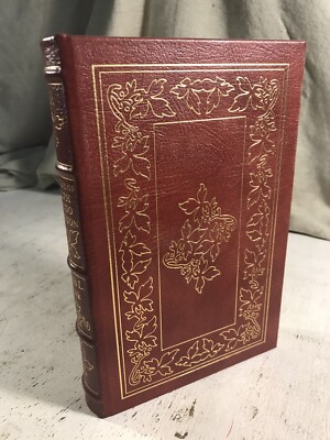 THE LIFE OF RALPH WALDO EMERSON by Rusk Easton Press 1st Edition Leather Book-image
