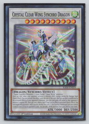 Quarter Century Stampede #RA04-EN059 Crystal Clear Wing Synchro Dragon-image