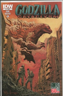 Godzilla Cataclysm #1 ORIGINAL Vintage 2014 IDW Comics-image