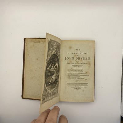 Poetical Works Poet John Dryden Memoir Biography English Poetry 1880's Vol 1-image