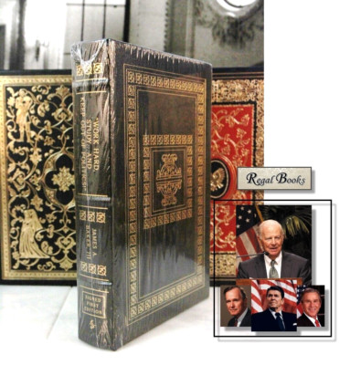 WORK HARD STUDY & KEEP OUT OF POLITICS  Easton Press James Baker 🖋SIGNED 1ST🖊-image