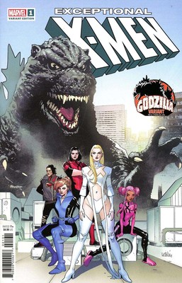Exceptional X-Men #1B VF/NM; Marvel | Godzilla Variant - we combine shipping-image