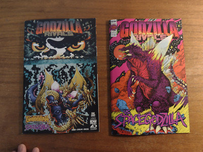 GODZILLA RIVALS ONE SHOT VS SPACEGODZILLA & KING GHIDORAH  IDW COMICS B COVER NM-image
