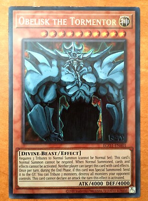Yugioh Obelisk the Tormentor Ultra Rare EG01-EN001 - Egyptian God LP-image