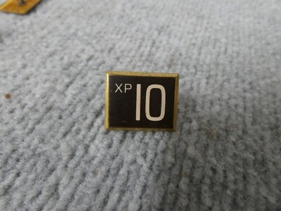VINTAGE FISHER  SPEAKER  XP10 XP-10 LOGO BADGE NAME PLATE-image