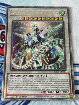 Crystal Clear Wing Synchro Dragon (Quarter Century Secret Rare) 1st Edition-image