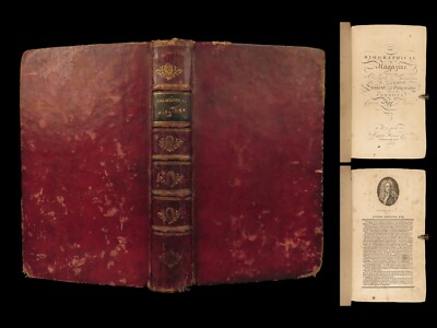 1794 FASCINATING 1ed Biography 140 Portraits COLUMBUS Vinci Milton Swift Newton-image