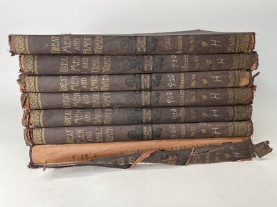ANTIQUE Great Men and Famous Women 6 Vols  1894  Illustrated PLEASE READ-image