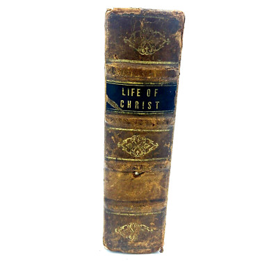 1700/1800s The Life of Christ by John Fleetwood Leather Bound and The Apostles-image