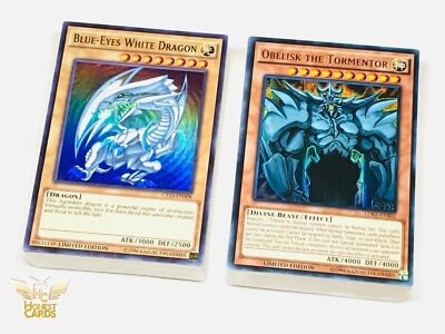 Yugioh Complete Kaiba Deck! Obelisk the Tormentor + Blue-Eyes **HOT** + Bonus-image