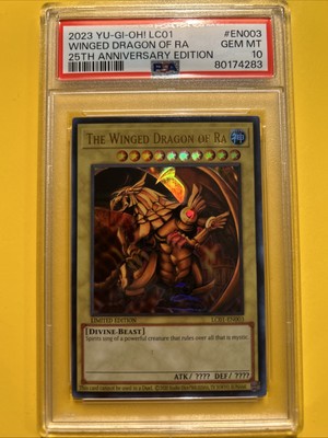 YuGiOh THE WINGED DRAGON OF RA #LC01-EN003🔥PSA 10🔥LIMITED ED-2023 ULTRA RARE-image