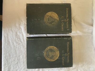 Personal Memoirs Of U.S. Grant 1885 Vol 1 & 1886 Vol 2 1st Editions Half Leather-image