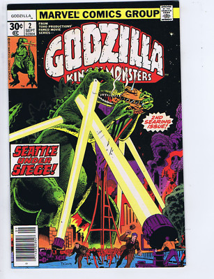 Godzilla King of the Monsters #2 Marvel 1977 Thunder in the Darkness  !-image