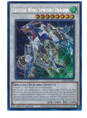 Crystal Wing Synchro Dragon RA02-EN029 Secret Rare -image