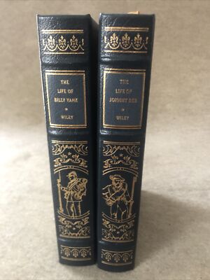 Easton Press Life of Billy Yank and Johnny Reb Bell Irvin Wiley 2vol NrMINT BR-image