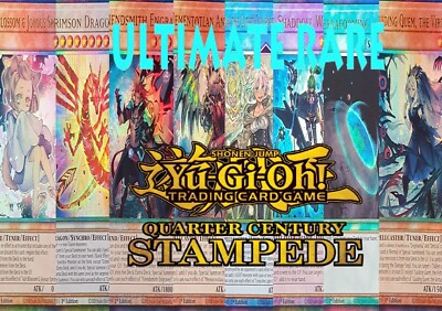 Yugioh Quarter Century Stampede RA04 Ultimate Rare MINT-image
