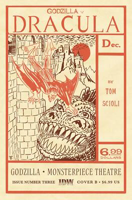 GODZILLA MONSTERPIECE THEATRE #3 CVR B SCIOLI IDW-PRH-image