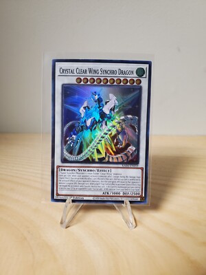 Yugioh TCG: Crystal Clear Wing Synchro Dragon RA04-EN059 (1st Edition)-image