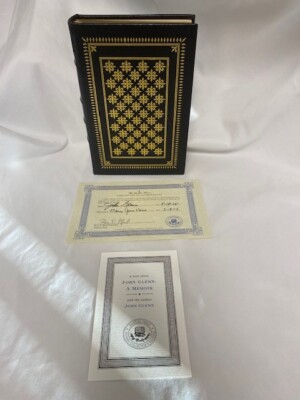 Easton press - Signed Edition - JOHN GLENN: A MEMOIR - LIKE NEW!-image