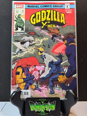 GODZILLA VS. X-MEN #1 MARVEL 2025 NM 1ST PRINT KING OF MONSTERS HOMAGE VARIANT-image