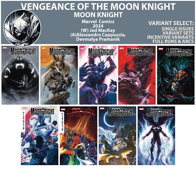 Vengeance of Moon Knight (2024) #1 2 3 4 5 6 7 8 9 TP Marvel Comics COVER SELECT-image