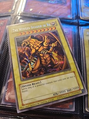 Yugioh The Winged Dragon Of Ra DOD-001 Secret Parallel Rare Promo -image