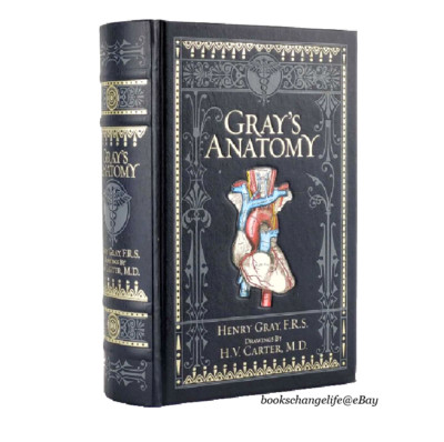 GRAY'S ANATOMY by Henry Gray Deluxe Collectible Bonded Leather *NEW SEALED*-image