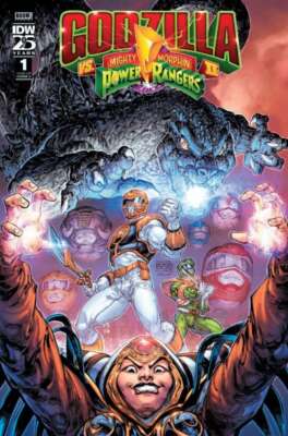 Godzilla Vs Mighty Morphin Power Rangers II #1-5 Complete Run Cover A 1st Print-image