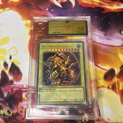 Yugioh - Winged Dragon of Ra GRADED 10 -image