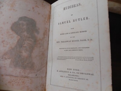 Samuel Butler / Hudibras With Notes By The Rev Treadway Russel Nash 1847 UBc-image