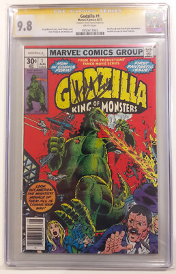 Godzilla #1  CGC 9.8 signed  (CLASSIC)   **Make a Deal can = proper Discounts**-image