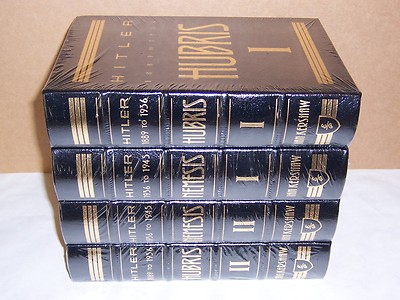 Easton Press HITLER 1889 TO 1936 HUBRIS 1936 TO 1945 NEMESIS Ian Kershaw 4 vols-image