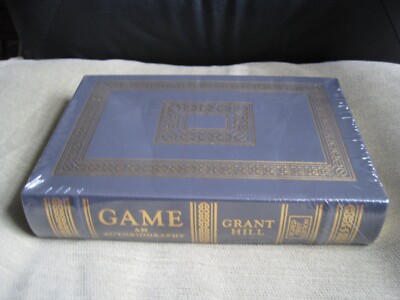 GRANT HILL SIGNED - GAME AN AUTOBIOGRAPHY - EASTON PRESS LEATHER SEALED DUKE NBA-image