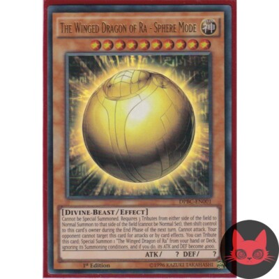 Yugioh The Winged Dragon of Ra - Sphere Mode DPBC-EN001 (Ultra Rare) 1st Edition-image