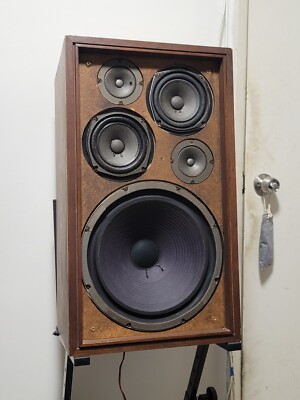 Vintage The Fisher XP-7C Floor Standing Speakers PAIR-image